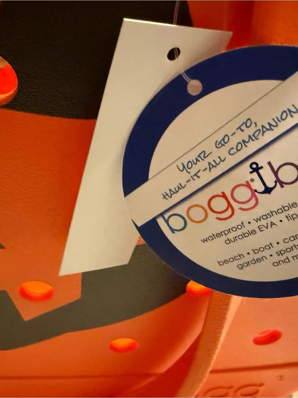 NWT Baby Bogg Bag BOGG O’ Lantern ~ MED SIZE Halloween Pumpkin Orange Tote